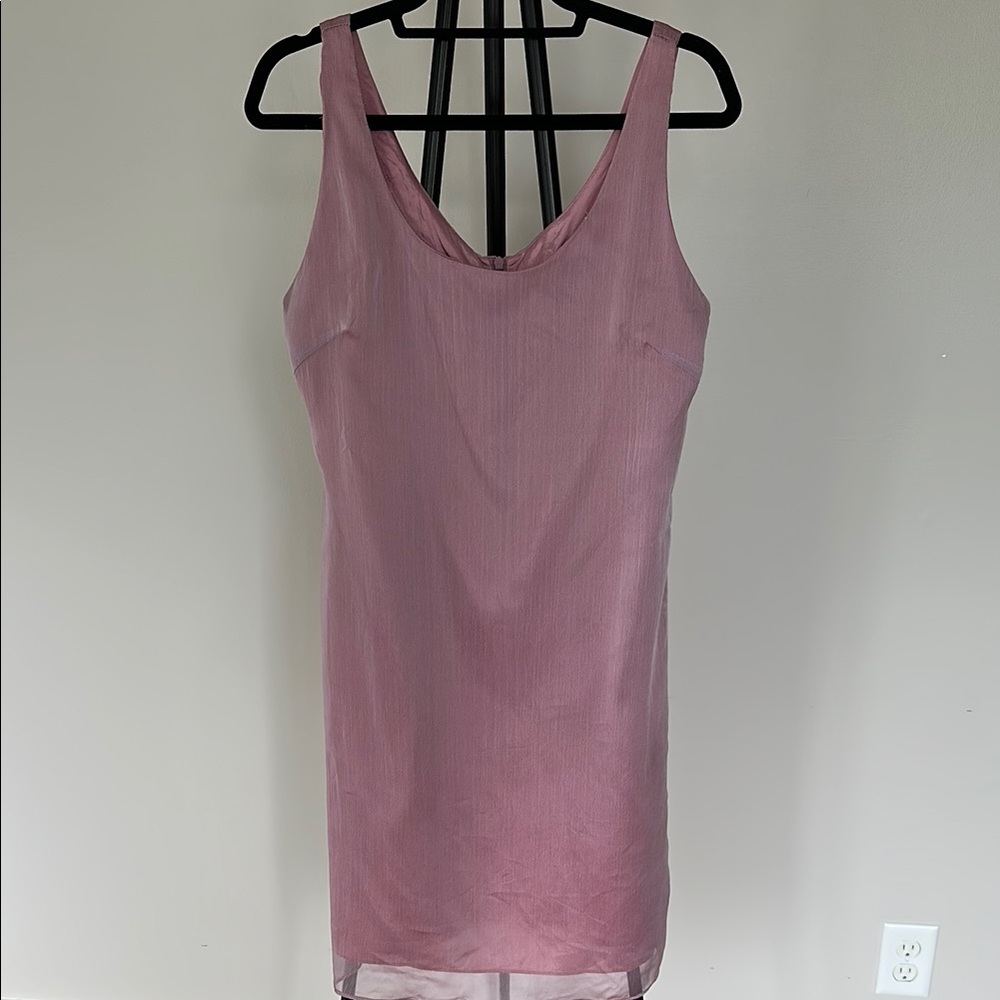 Onyx Nite Pink Midi Dress Vintage